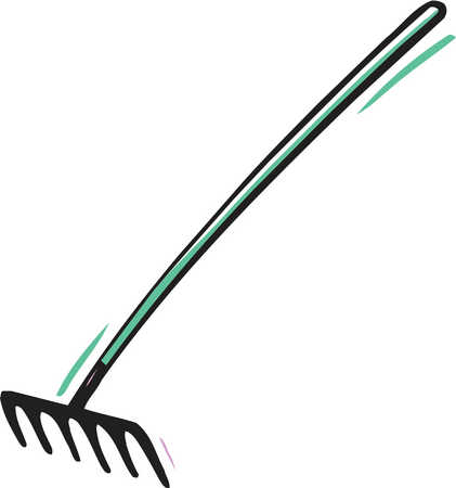rake cartoon